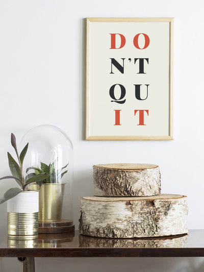 Don't Quit! Do It! - Poster