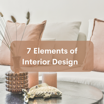 What are the 7 elements of interior design