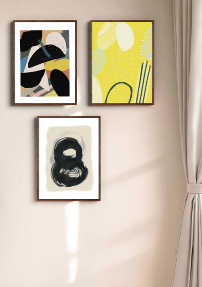 Artsy Shapes Poster Set