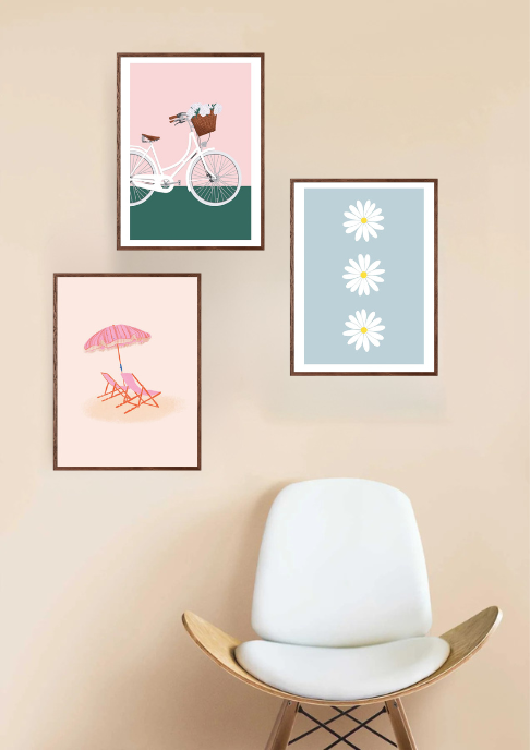 From Spring to Summer Poster Set