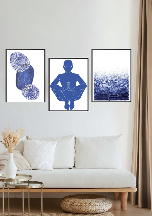 Blue Serenity Poster Set