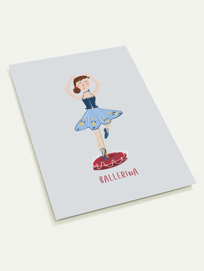 Christmas Ballerina greeting cards (10 pcs)