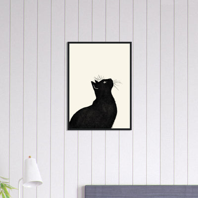 Curious Cat - Poster