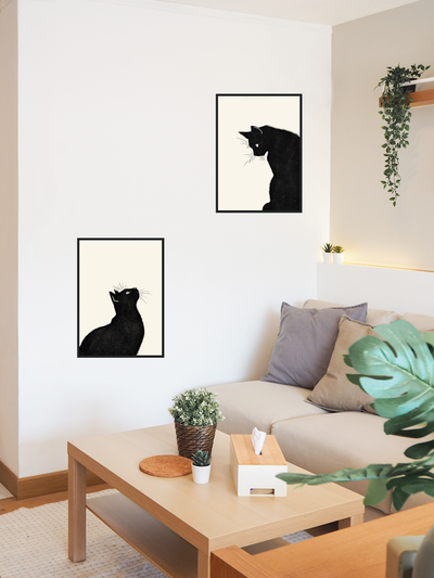 Playful Cats - Poster set