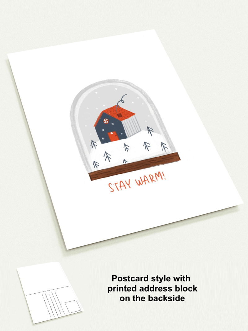 Stay Warm greeting cards (10 pcs)