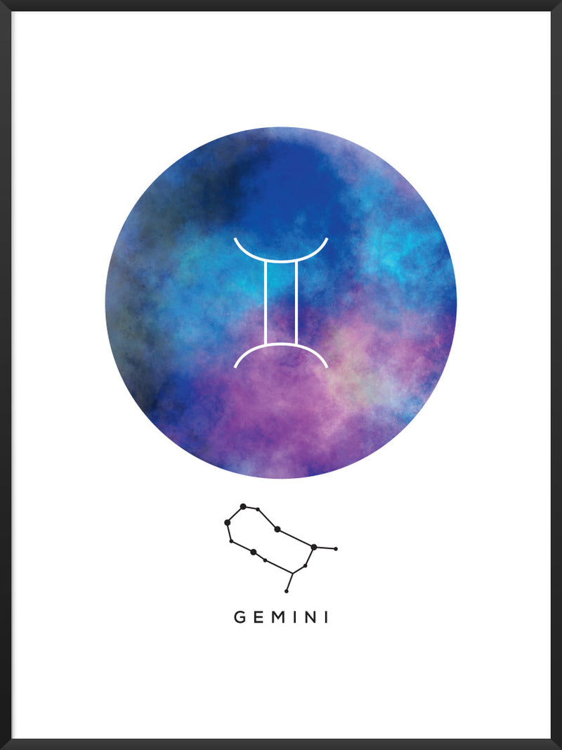 Gemini - Gemini Zodiac Sign Poster