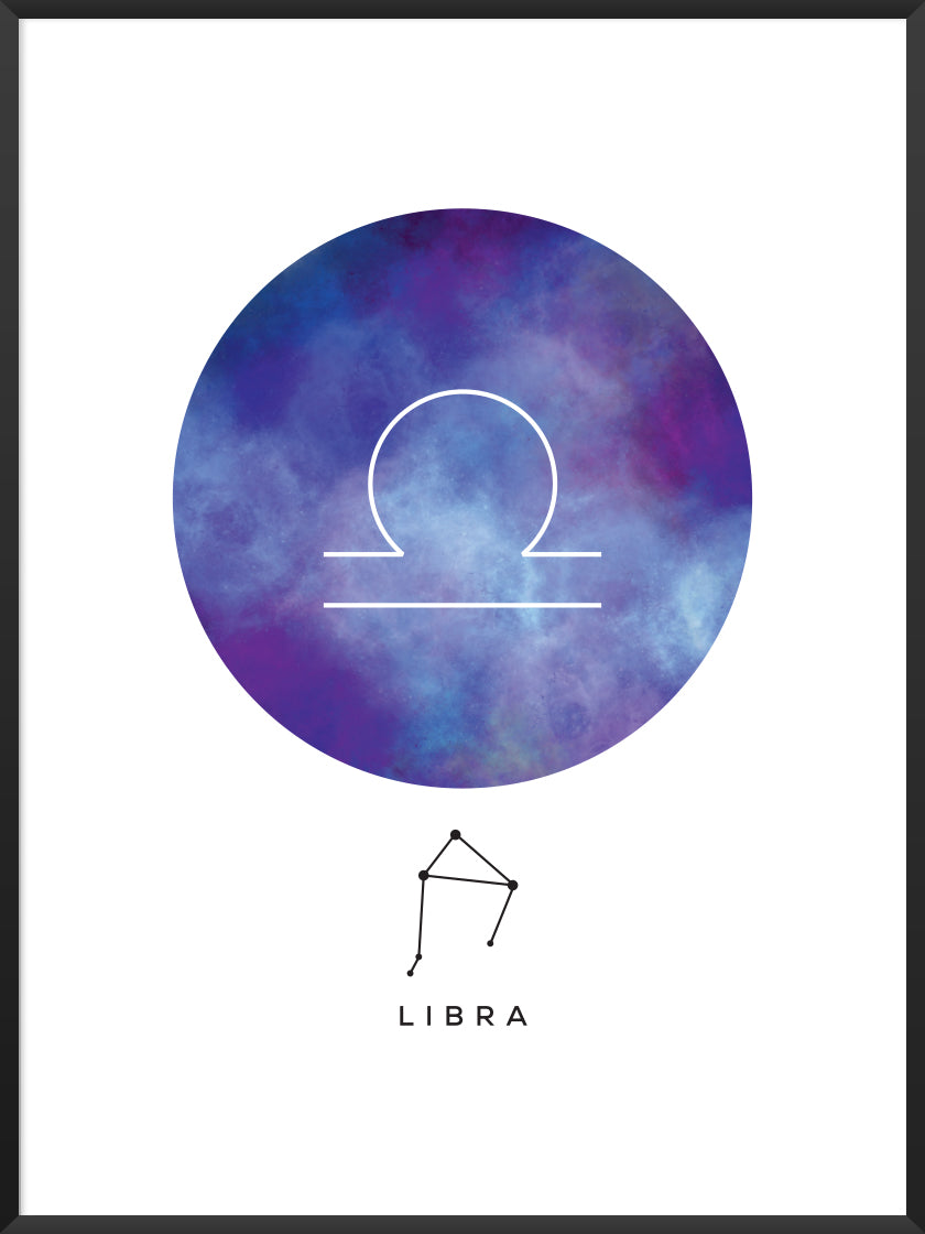 Libra - Libra Zodiac Sign Poster – Project Nord