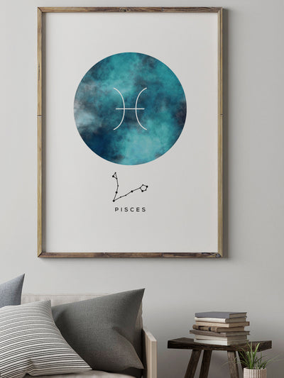 Pisces - Pisces Zodiac Sign Poster
