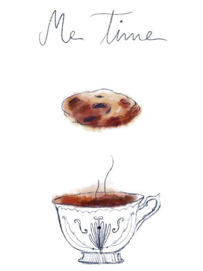Me Time - Minimalist Coffee Poster