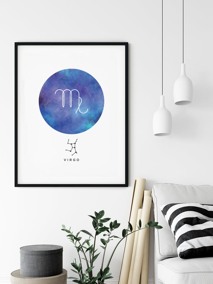 Virgo - Virgo Zodiac Sign Poster – Project Nord