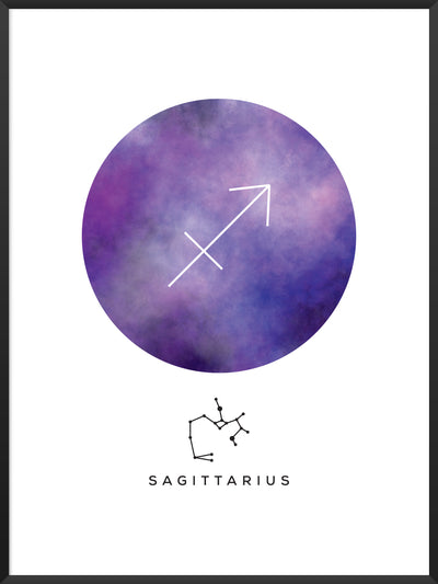 Sagittarius - Sagittarius Zodiac Sign Poster