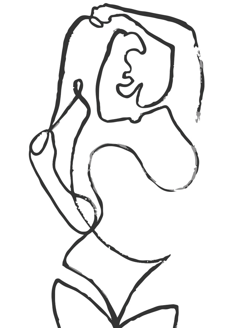 Woman Posing - Poster