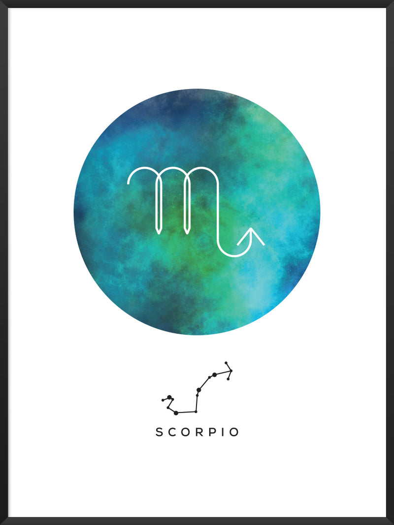 Scorpio - Scorpio Zodiac Sign Poster