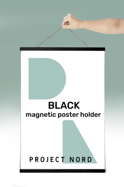 Black Magnetic Poster Hanger