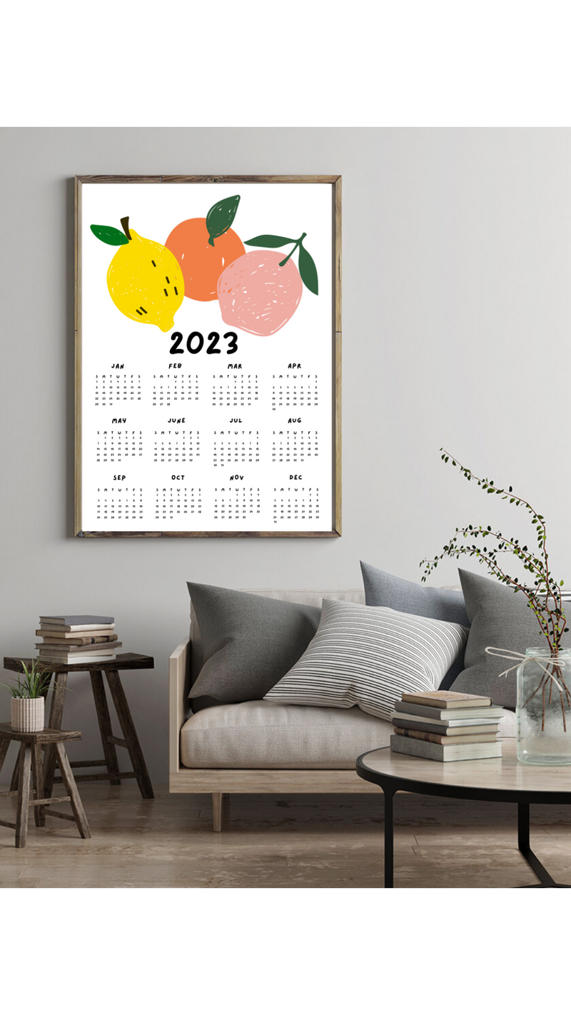 2023 Fruity Calendar