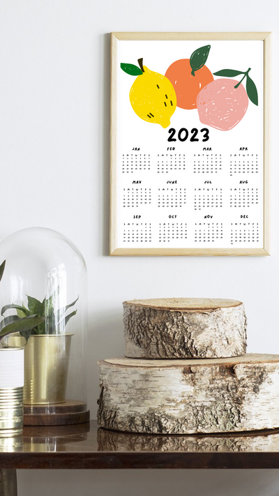 2023 Fruity Calendar