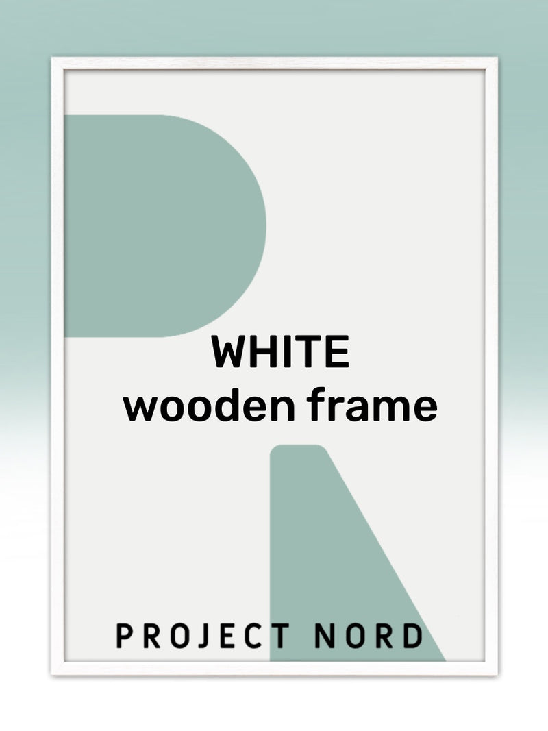 White Wooden Frame