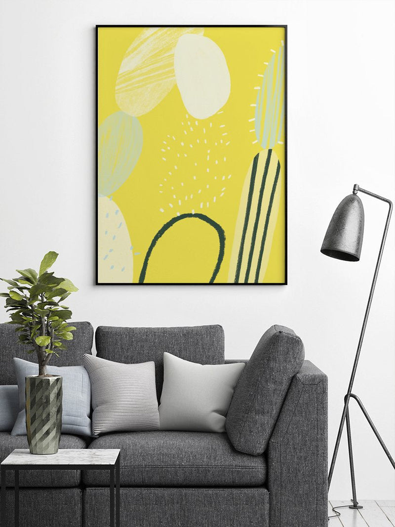 project-nord-abstract-cactus-poster-in-interior-living-room