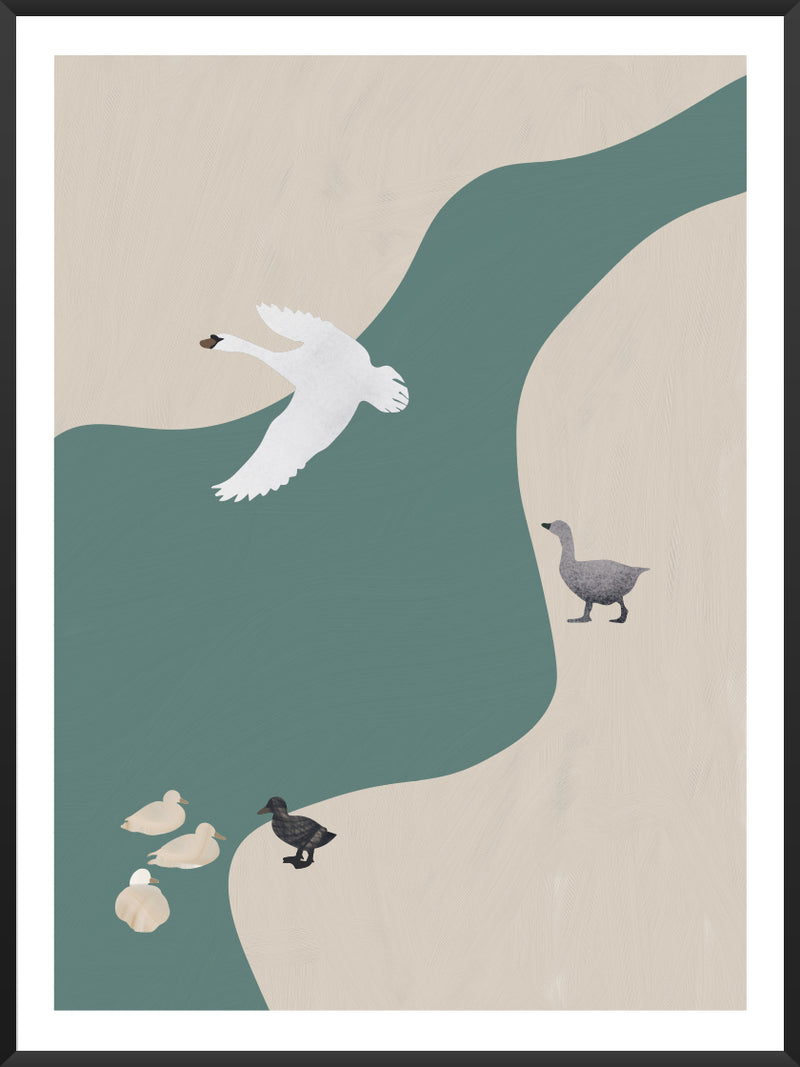 The Ugly Duckling by Andersen - Andersen Ugly Duckling Poster