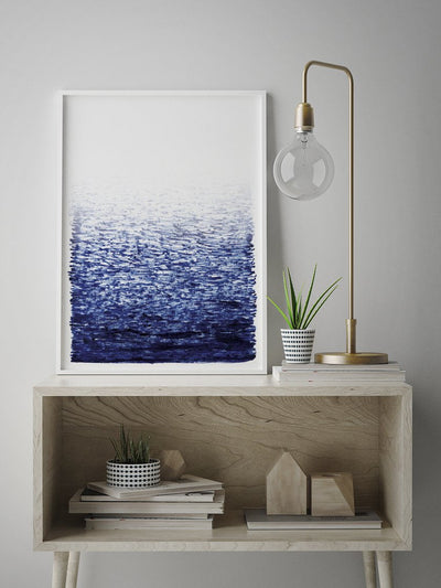 La Mer - Hand-Painted Sea Poster