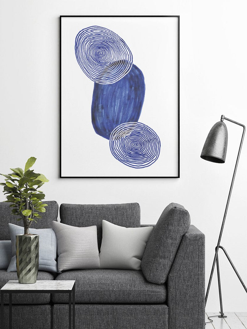 project-nord-les-figures-blue-shapes-poster-in-interior-living-room