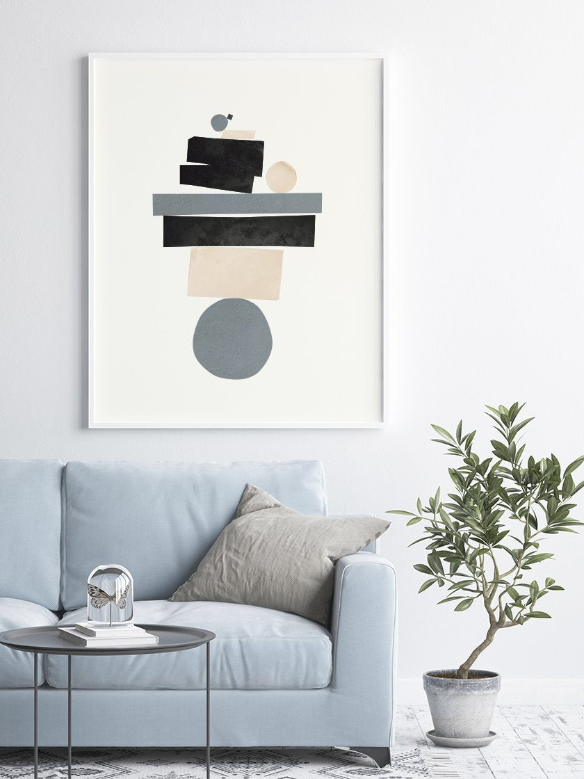 project-nord-life-balance-abstract-poster-in-interior-living-room