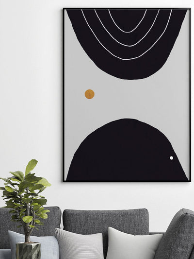 Meeting - Abstract Circles Poster