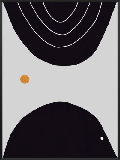Meeting - Abstract Circles Poster