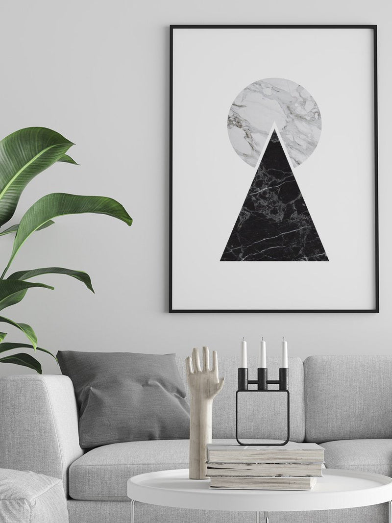 Marble Pyramid - Poster
