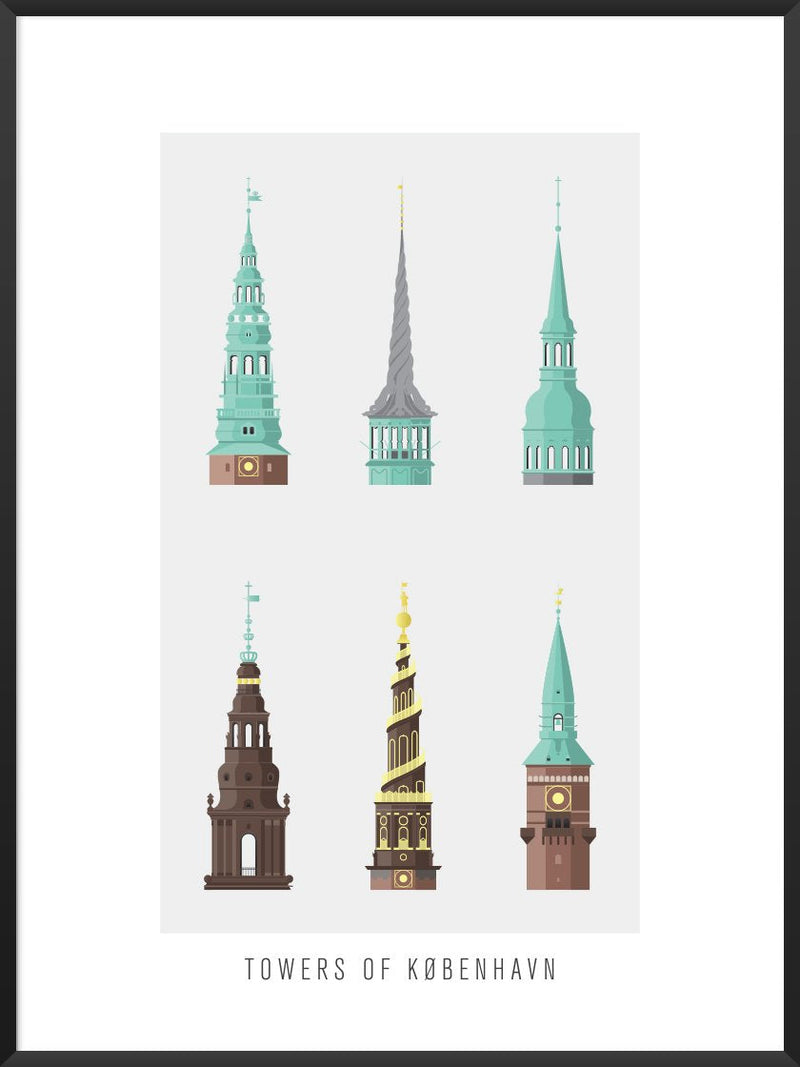 Copenhagen poster - sixtowers