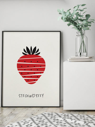 Strawberry - Strawberry Kids Room Poster