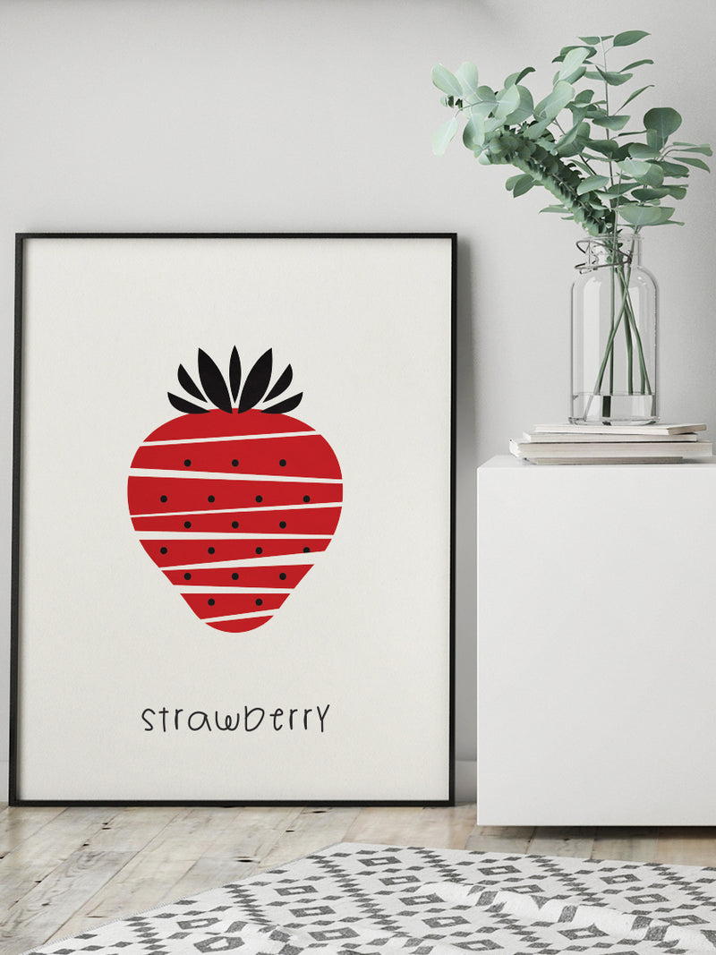 Strawberry - Strawberry Kids Room Poster