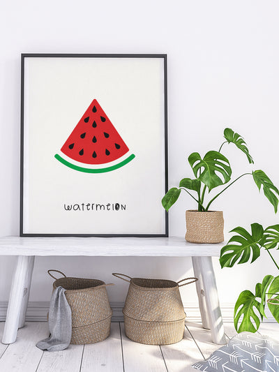 Watermelon - Watermelon Kids Room Poster